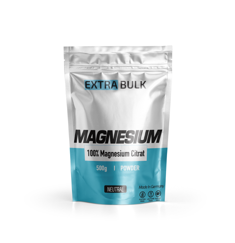 Magnesium Citrat - 500gr - Extra Bulk