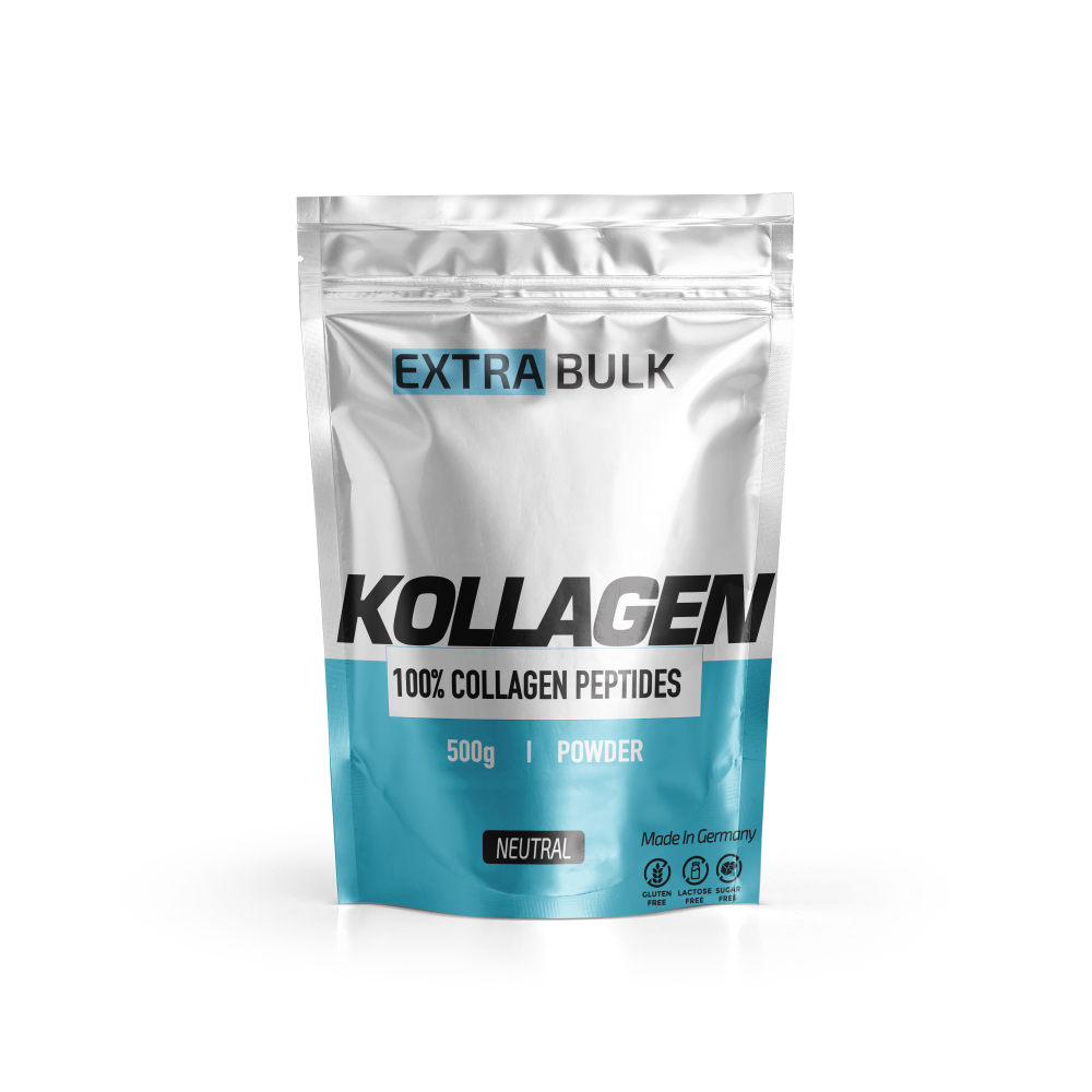 Kollagen Pulver (100% Collagen Peptides) - 500gr - Extra Bulk